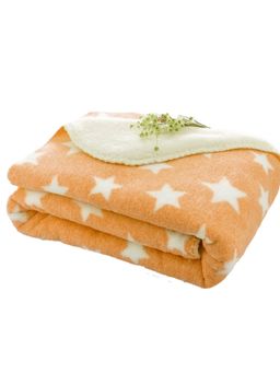 BRANDONN - Star Printed Multipurpose Wearable Baby Blankets-Orange