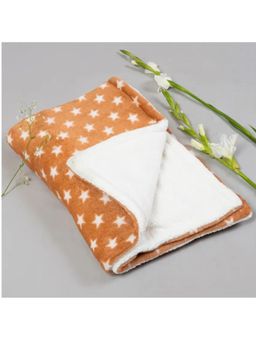 BRANDONN - New Born Baby Multipurpose Wearable Star Printed Blankets-Beige