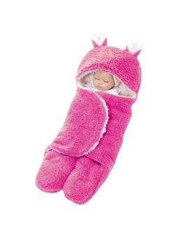 BRANDONN - New Born Baby Multipurpose Wearable Blankets-Coral