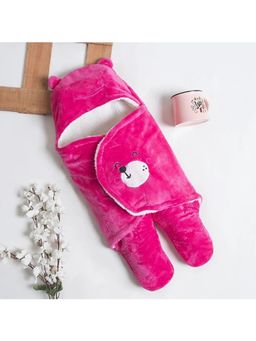 BRANDONN - New Born Baby Multipurpose Wearable Blankets-Pink