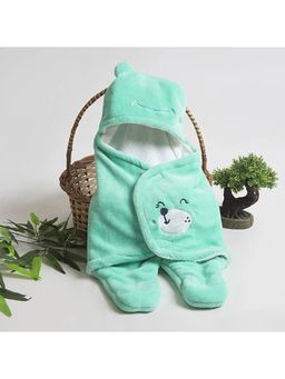 BRANDONN - New Born Baby Multipurpose Wearable Blankets-Green