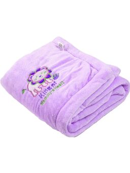 BRANDONN - New Born Baby Multipurpose Wearable Blankets-Purple