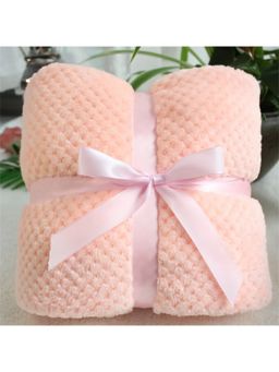 BRANDONN - New Born Baby Multipurpose Wearable Blankets-Peach