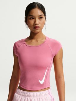 Nike - Tempo Swoosh Women's Dri-FIT Short-Sleeve Running Top