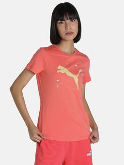 Puma - Graphic 3 Women Pink T-shirt