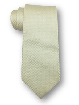 The Tie Hub - Green Textured Pure Silk Necktie
