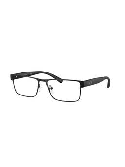 ARMANI EXCHANGE - Women Rectangle Black Frame Sunglass (0AX1078600055) (55)