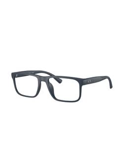 ARMANI EXCHANGE - Women Rectangle Blue Frame Sunglass (0AX3147U818154) (54)