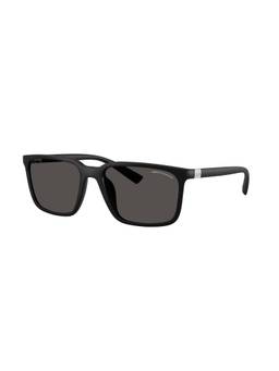 ARMANI EXCHANGE - Men UV Protected Grey Lens Rectangle Sunglass (0AX4172SU80788757) (57)