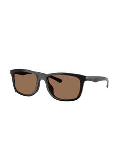 EMPORIO ARMANI - Men UV Protected Brown Lens Square Sunglass (0EA4277U50177357) (57)
