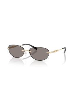 Michael Kors - Women UV Protected Grey Lens Oval Sunglass (0MK115110148758) (58)