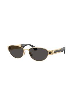 Versace - Women UV Protected Grey Lens Cat Eye Sunglass (0VE230415238756) (56)