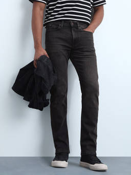 Flying Machine - Brown Freddie Slim Fit Whiskered Jeans
