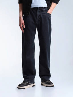 Flying Machine - Blue Cobain Loose Fit Rinsed Jeans