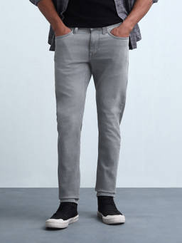 Flying Machine - Grey Jackson Skinny Fit Low Rise Jeans