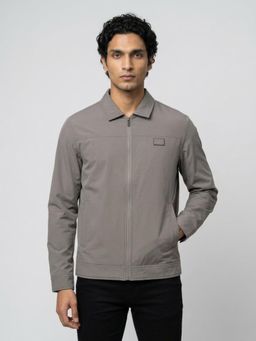 Spykar - Men Grey Regular Fit Jacket