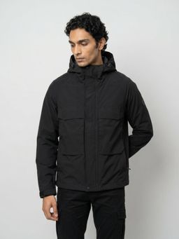 Spykar - Men Black Regular Fit Jacket