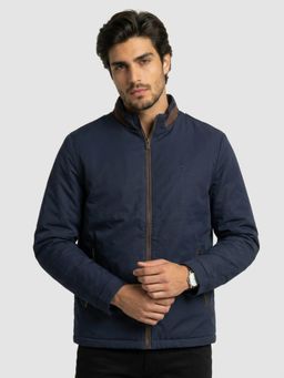 Spykar - Men Navy Blue Regular Fit Jacket