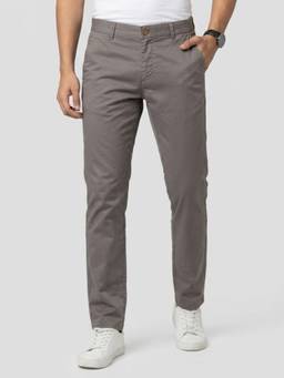 Spykar - Men Beige Regular Fit Mid Rise Trouser