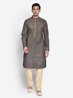 KISAH - Men Black Kurta