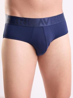 Park Avenue - Men Cotton Blend Blue Solid Brief