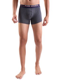 Park Avenue - Men Cotton Blend Blue Printed Trunk