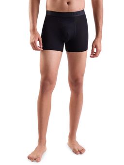 Park Avenue - Men Modal Black Solid Boxer Brief