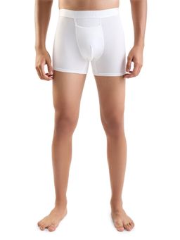 Park Avenue - Men Modal White Solid Boxer Brief