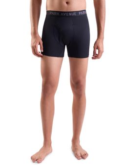 Park Avenue - Men Nylon Black Solid Boxer Brief