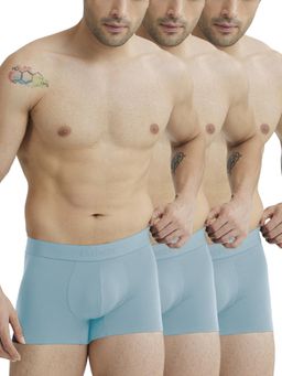 B'There - Men Blue Modal Solid Trunk (Pack of 3)