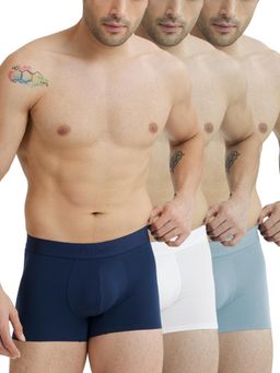 B'There - Men Multi-Color Modal Solid Trunk (Pack of 3)