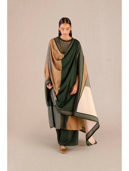 AMPM - Sahira Green Kurta with Palazzo and Dupatta