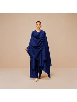 AMPM - Svara Indigo Kurta with Palazzo and Dupatta