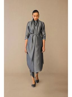 AMPM - Avaia Grey Kurta with Dhoti