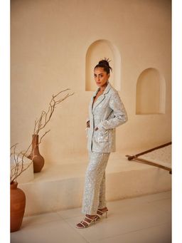 Twenty Nine - Chikankari Double Breast Coat