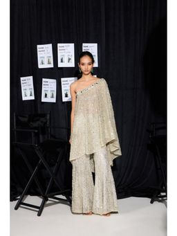 Twenty Nine - Hexagon One Shoulder Cape