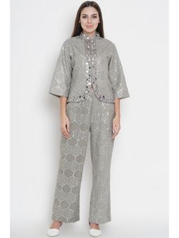 Twenty Nine - Short Grey Asymmetrical Jacket