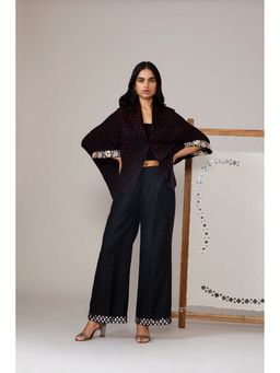 Twenty Nine - Bandhani One Button Layover Short Jacket