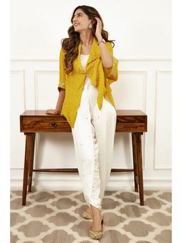 Twenty Nine - Bandhani One Button Layover Short Jacket