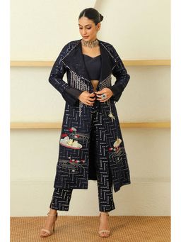 Twenty Nine - Mw Cherry Blossom Overlay Frog Jacket