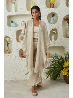 Twenty Nine - Crushed Bandhani Overlay With Lapels