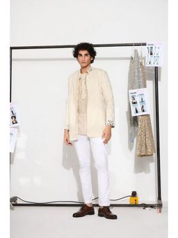 Twenty Nine - Chikankari Jacket With Mirror Work