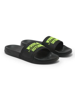WOODLAND - Casual Wear Eva Black Sliders For Men