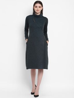 STADO - Teal Woolen Dress