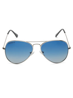 SunVoir - Unisex Blue Gradient Aviator TAC Polarized Full Rim Metal Frame SUNV-020-C13 (58)