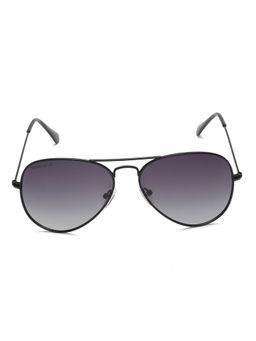 SunVoir - Unisex Black Gradient Aviator TAC Polarized Full Rim Metal Frame SUNV-020-C18 (58)