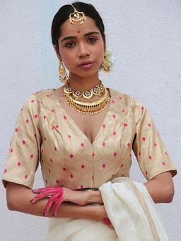 Chidiyaa - Nazreen Brocade Stitched Blouse