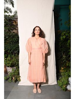 The Loom Art - Floral Blush Midi Dress