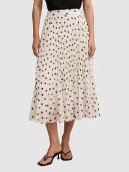 Forever New - White Aurora Pleated Skirt