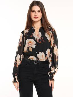 Cover Story - Stormy Nights Floral Top